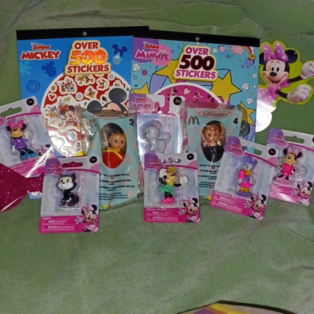 MINNIE & MICKEY McDonald's Dolls and Minnie Figurine Series